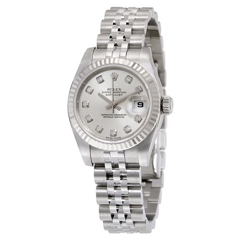 rolex ladies silver sunburst diamond datejust dial|Rolex lady Datejust gold.